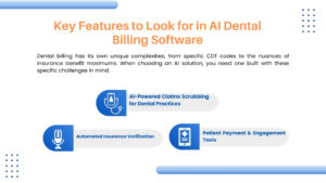 Look these key features in AI dental billing software