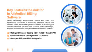 Look these key features in AI medical billing software
