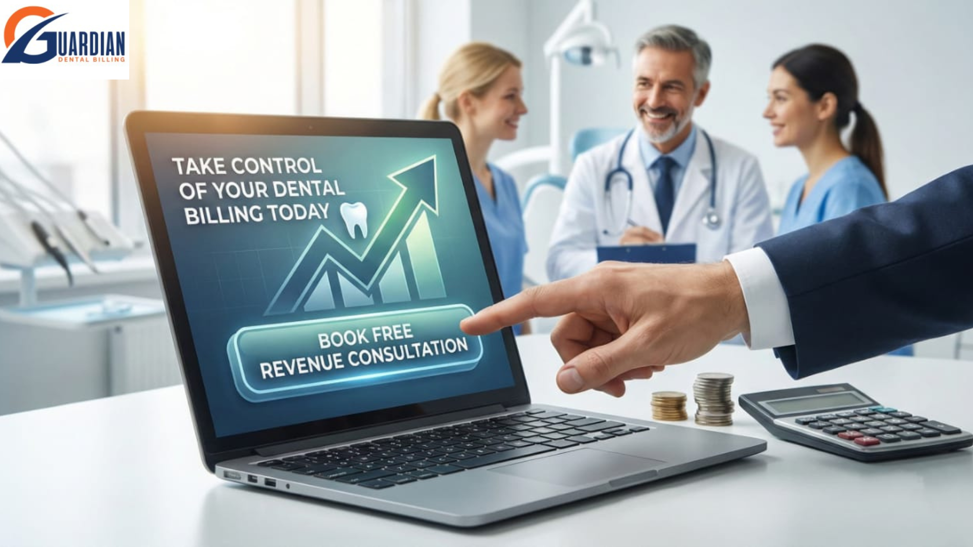 Dental billing experts reviewing a dental practice’s revenue cycle for optimization