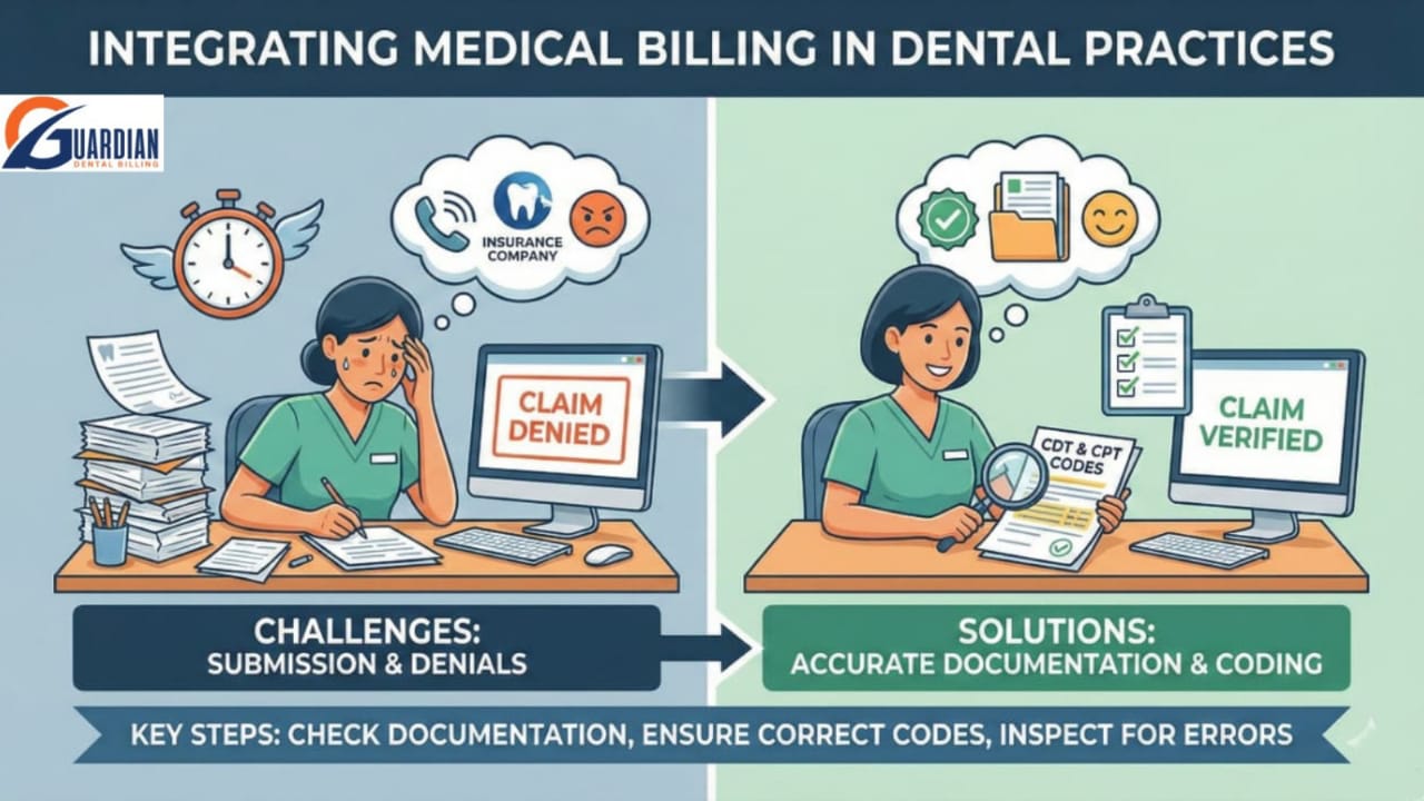 Ultimate Dental Billing vs Medical Billing Guide 3 Comparison of dental CDT codes and medical CPT and ICD-10 codes used for billing, diagnoses, and insurance claim submission.