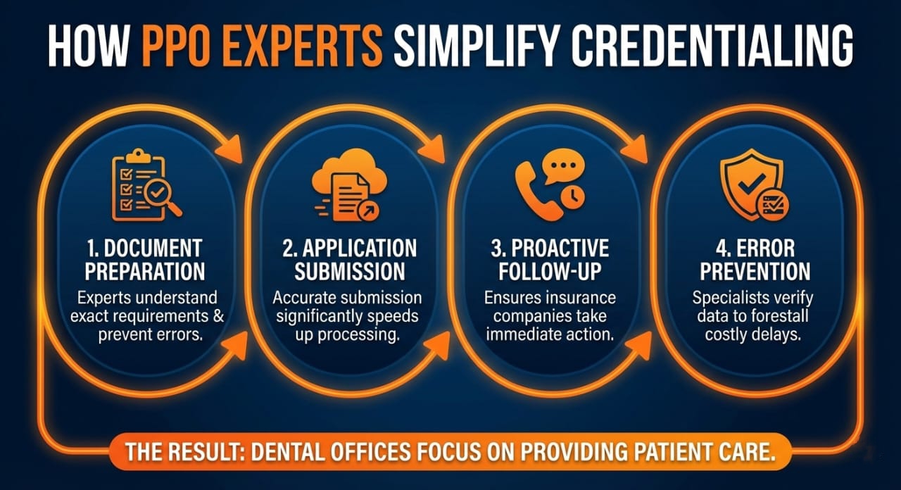 PPO experts streamlining dental credentialing process for faster approvals