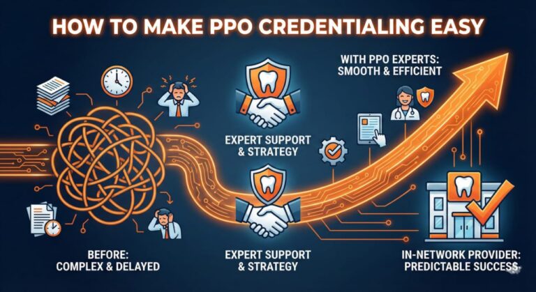 PPO experts helping dental practices complete PPO credentialing efficiently