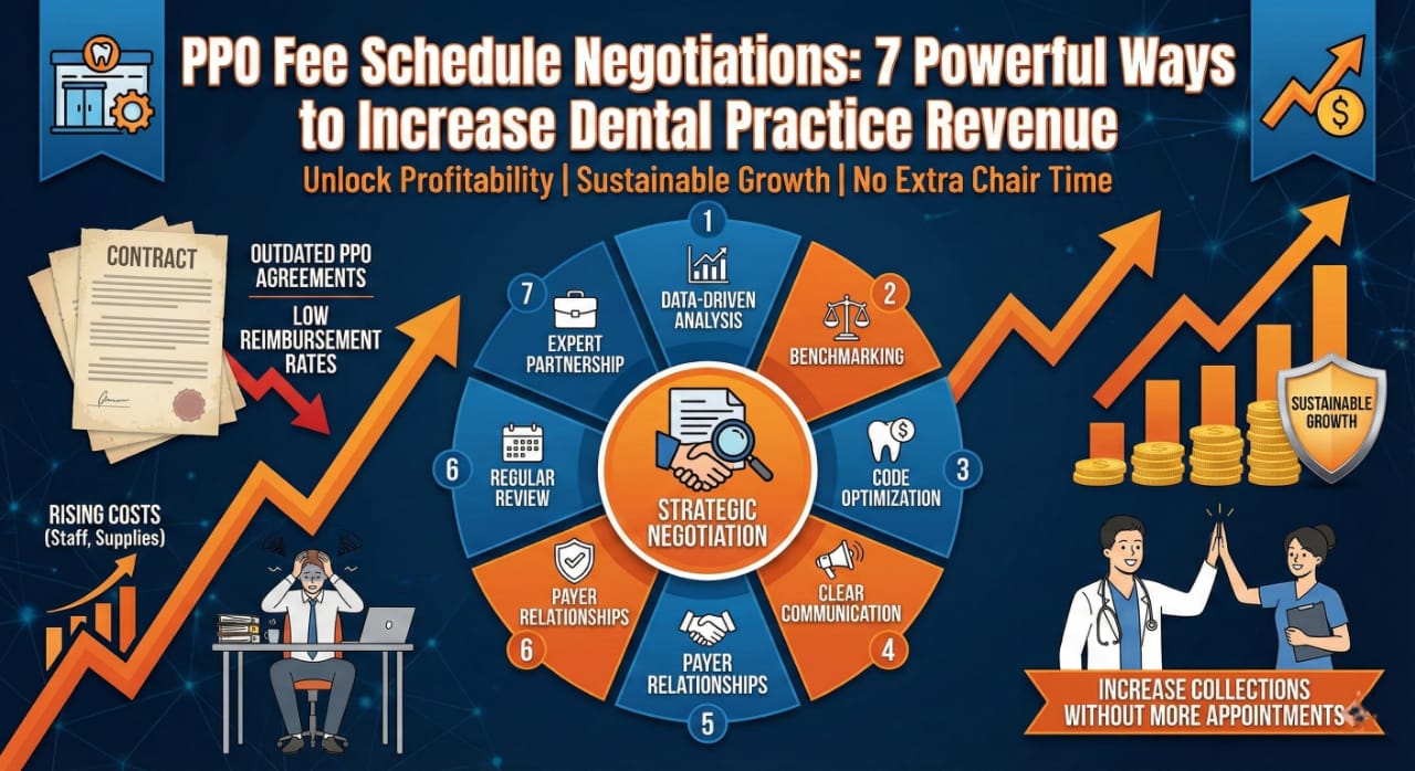 PPO Fee Schedule Negotiations: 7 Proven Ways to Boost Dental Revenue