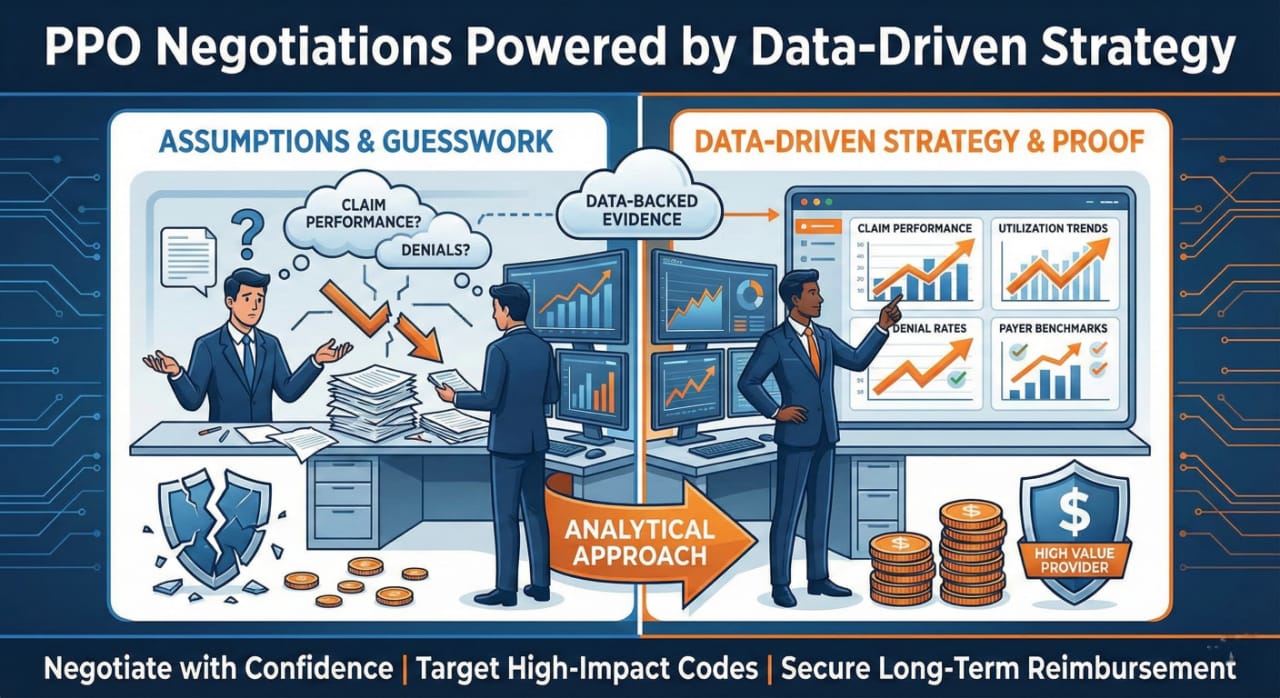 PPO Experts: 5 Core Skills That Ensure PPO Negotiation Success 2 Data-driven strategy powering successful PPO negotiations for dental practices