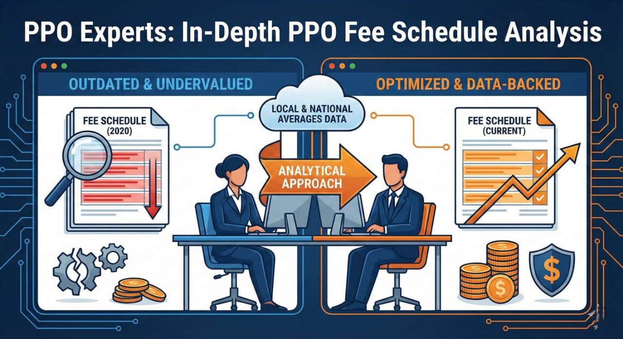 PPO Experts: 5 Core Skills That Ensure PPO Negotiation Success 1 PPO experts using core skills to achieve successful PPO fee schedule negotiations
