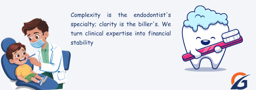Endodontist's expertise in financial clarity.