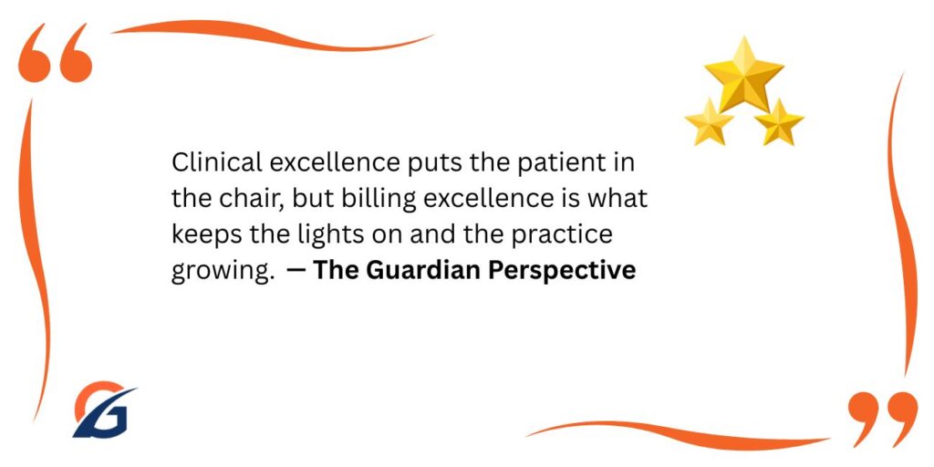 Quote about clinical and billing excellence